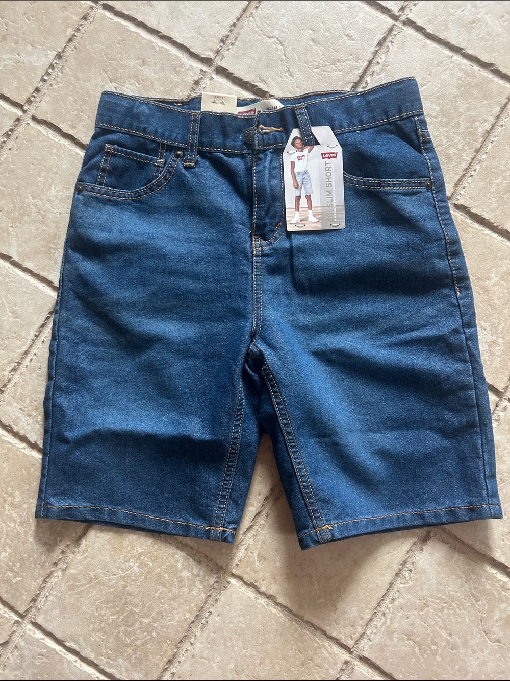 Levi's kids Slim Shorts  - Dark Blue